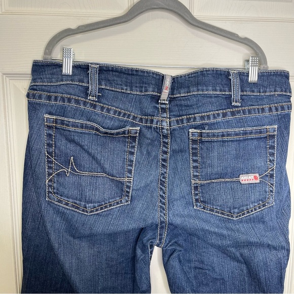 Ariat Women’s FR Mid Rise Boot Cut Jeans Sz 33L - Picture 10 of 12